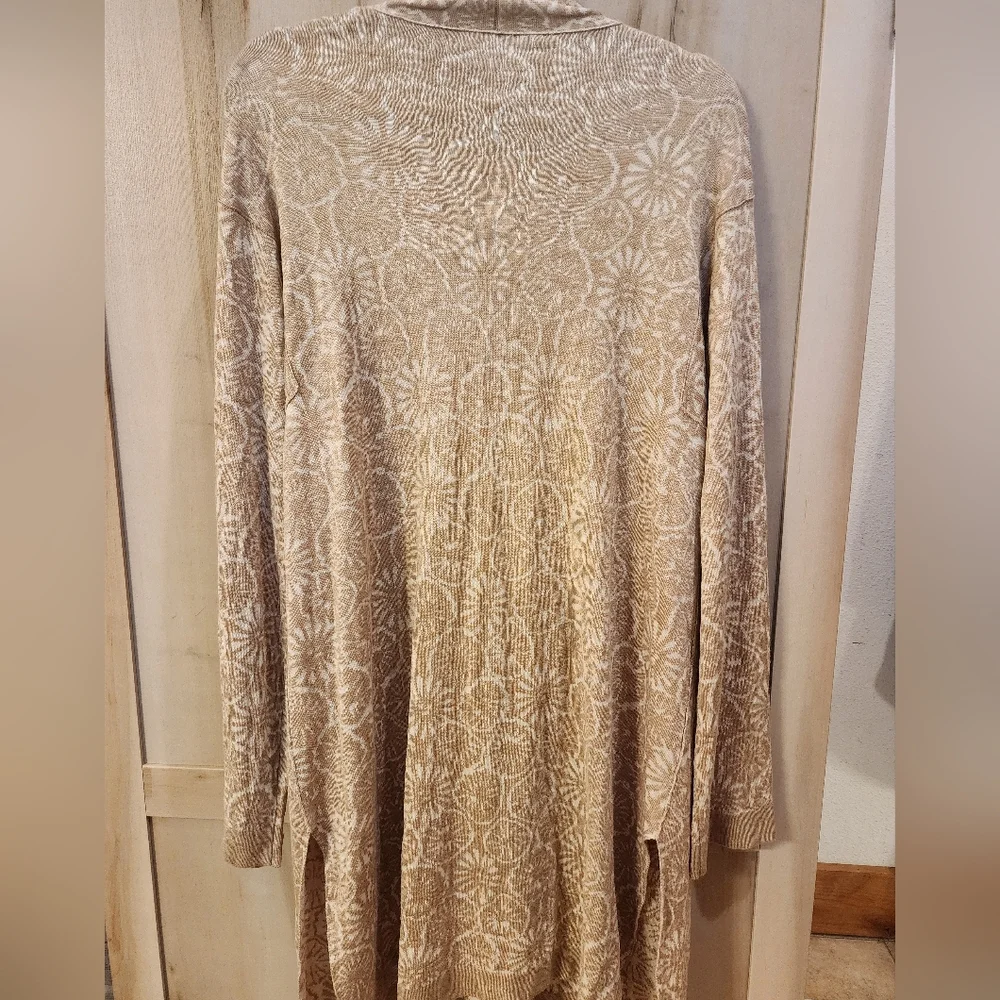 Sigrid Olsen Studio Long Sleeve Long Open Sweater Cardigan 1X - Picture 7 of 7